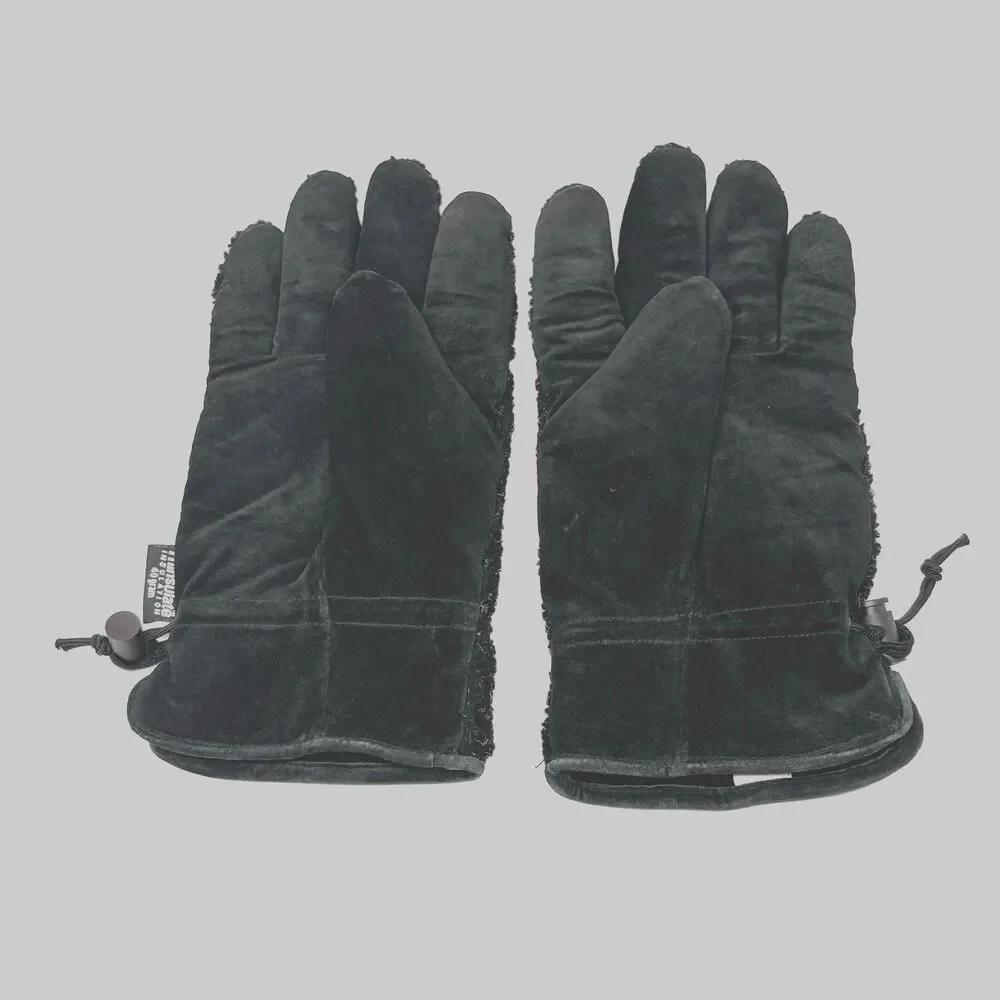 Lauer Thinsulate Insulation 40 gram Womens Gloves‎ Large Suede Chenille Lined